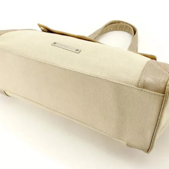 Samantha Vega Tote bag Beige Silver Woman Authentic